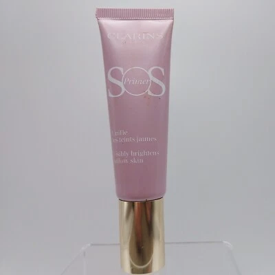 CLARINS SOS Face Primer 05 LAVENDER Brightens Sallow Skin 1oz - Image 1 of 4