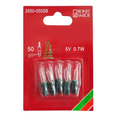 Konstsmide 2650-050SB Ersatz Birne Lämpchen Lampe für Mini Lichterketten 0,7W 5V - Bild 1 von 2
