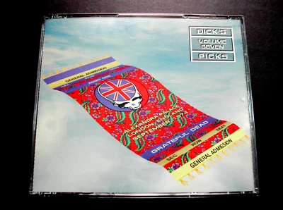 Grateful Dead Dick's Picks 7 Volume Seven London England Sep 1974 UK GB Eng 3 CD - Image 1 of 4