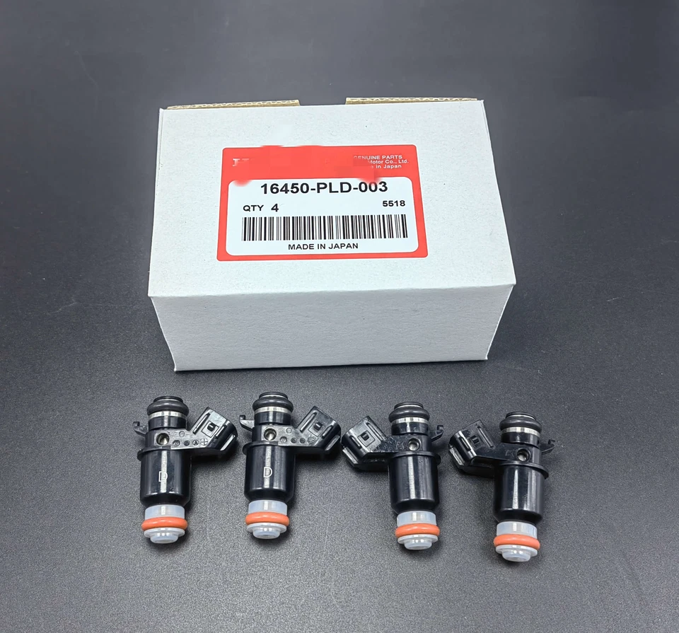 OEM 4PCS FUEL INJECTORS 16450-PLD-003 FOR HONDA 01-05 EL CIVIC 1.7L US SHIPPING - Изображение 1 из 2