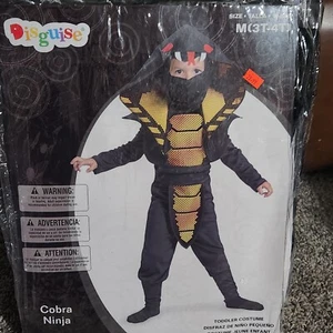 Costume Cobra Ninja Bambino Medio 3T-4T Halloween Dress-up - Foto 1 di 7