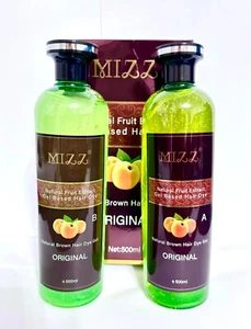 Natural Brown MIZZ Hair Colour Gel for Men &Women Ammonia free Stain Free 1000ml - Picture 1 of 3