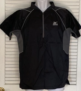 Mizuno Fastpitch Protect Batting Jersey - Medium, Black - Picture 1 of 4