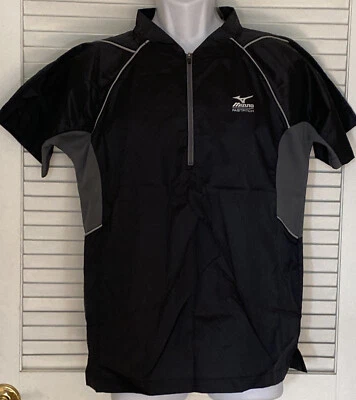 Camiseta de bateo Mizuno Fastpitch Protect - mediana, negra Foto 1 de 4