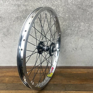 Araya Super 7x NOS Old School BMX Front Wheel  XS Six Shooter 36 Chrome Peeling - Picture 1 of 14