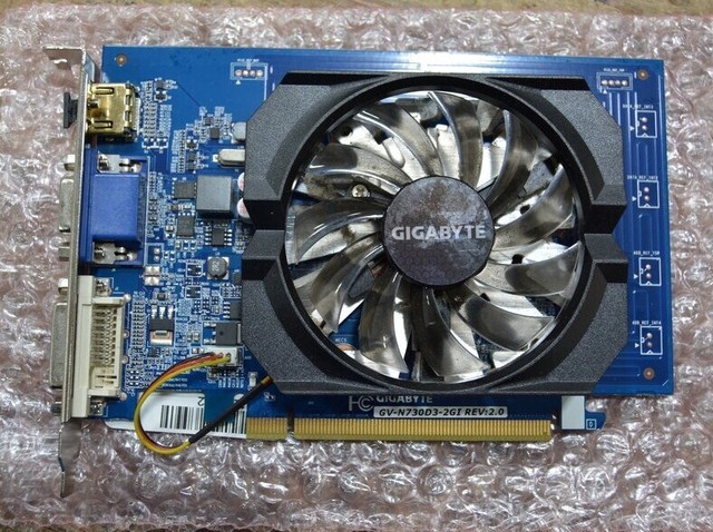 GIGABYTE NVIDIA GeForce GT 730 2GB PCI Express 2.0 Graphics Card Black  GV-N730D3-2GI REV3.0 - Best Buy