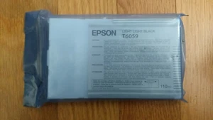 2012 GENUINE EPSON T6059 LIGHT LIGHT BLACK K3 INK STYLUS PRO 4800 4880 SEALED - Picture 1 of 1