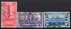 5016 - Italy 1931 - The 50th Anniversary of the Royal Navy Academy - Used Set - Picture 1 of 2