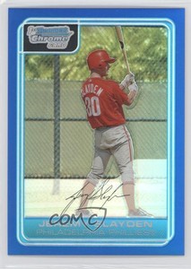 2006 Bowman Chrome Prospects Blue Refractor /150 Jeremy Slayden #BC143
