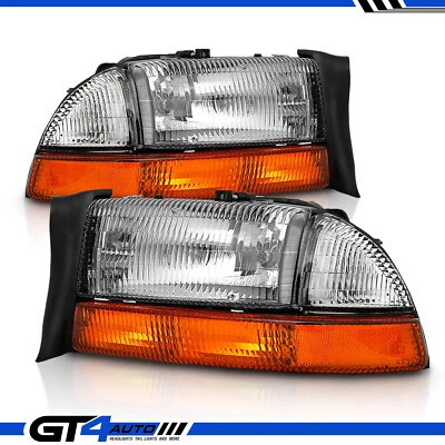 For 1997-2004 Dakota Durango Aftermarket Headlight Signal Marker Lamp Left+Right - Image 1 of 4