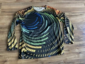Vintage 90’s rave Shirt EDM Techno Psytrance Trance Liquid Sky JNCO Night Club - Picture 1 of 3