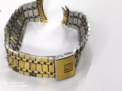 OMEGA  BRACELET Ref 1373.764 Gold Plated  Beed OF Rice End Link 764 Lug 18mm - Image 1 of 4