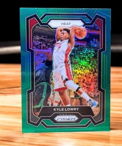 2023-24 Panini Prizm Fanatics Exclusive Kyle Lowry Green Wave Prizm SP #40 Heat - Picture 1 of 3
