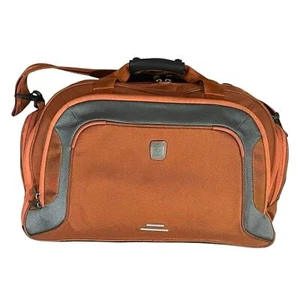 Tumi Tech Carry-On Bag Orange Gray Lincoln Frequent Traveler 15” Travel 6754SU - Picture 1 of 9