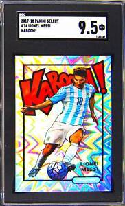 2017-18 Panini Select Kaboom! #14 Lionel Messi SGC 9.5