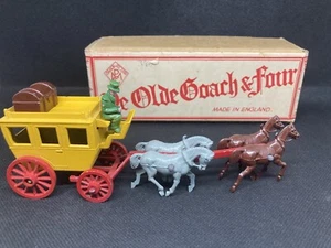 Autobús y conductor miniatura en caja de Modern Product Company (azul 255) - Imagen 1 de 18