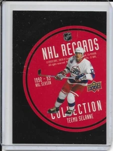 2021-22 Upper Deck Teemu Selanne Record Collections # RB-6 - Picture 1 of 2