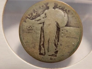 1927 STANDING LIBERTY QUARTER SILVER 25 CENTS - Picture 1 of 3