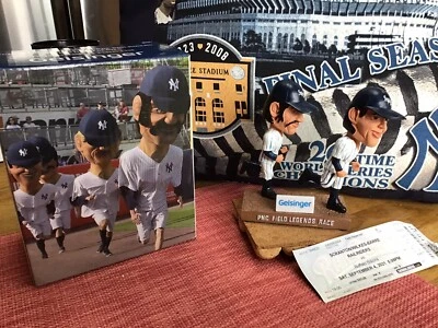 Scranton - WB Railriders JOE Di BILLY MARTIN Yankee Bobblehead con Game Tix Foto 1 de 4