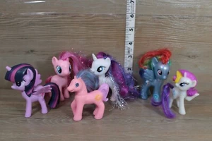 Hasbro My Little Pony Lot Of 6 Assorted Figures 3 to 3.5 Inches - Picture 1 of 12