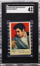 Elvis Presley 1963 Dutch Gum Card Star Bilder D #144 SGC 4 VG-EX LOW POP 1 King
