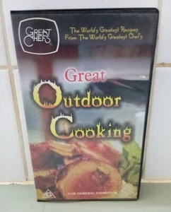 GREAT OUTDOOR COOKING - FACTORY SEALED PAL VHS - WORLD'S GREATEST CHEF'S RECIPES - Picture 1 of 5