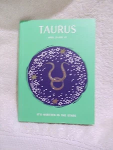 Taurus Written In The Stars Hardcover April to May - Picture 1 of 5