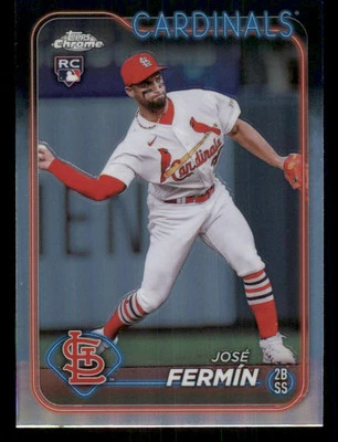 2024 Topps Chrome Refractors #175 Jose Fermin - Image 1 of 2