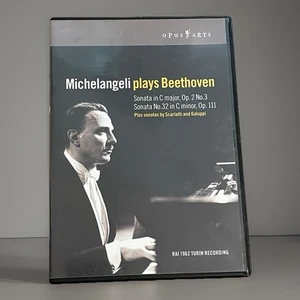DVD Michelangeli joue Beethoven. Enregistrement 1962. Opus Arte - Photo 1/3
