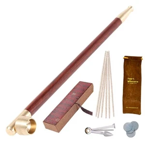 Wood Tobacco Pipe With Stem Bowl, Traditional Chinese Smoking Pipe Accessorie... - Picture 1 of 8