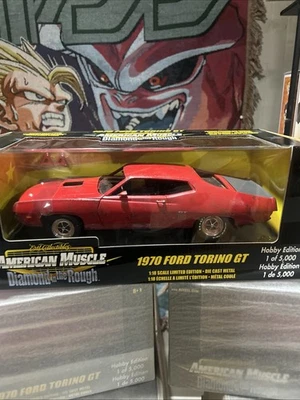 1970 Ford Torino Red Unrestored 1:18 Ertl American Muscle 32992 - Image 1 of 4