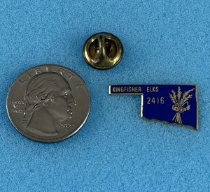 Kingfisher Oklahoma #2416 BPOE Elks Club Lodge Pin Pinback #58879 - Picture 1 of 2