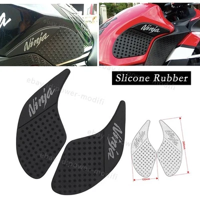 For Kawasaki Ninja 250 300 08-14 Knee Grip Tank Traction Pad Side Decal Sticker - Image 1 of 4