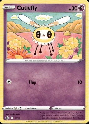 Pokemon TCG Cutiefly 2022 Mcdonalds Promos 11/15 Regular Promo Card - Image 1 of 2