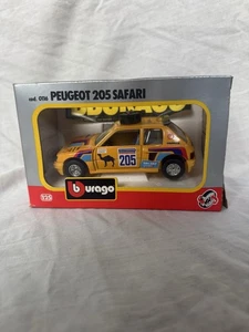 Burago Yellow Peugeot 205 Safari Die Cast Model Car 1/24 Scale cod.0116 - Picture 1 of 3