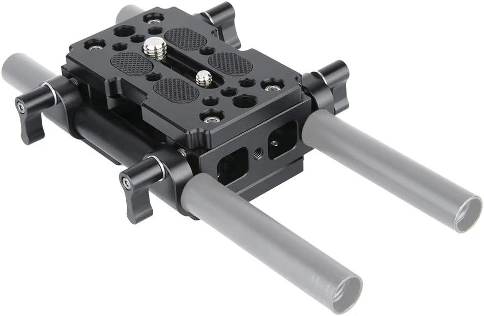 NICEYRIG Shoulder Support Camera Baseplate with 15mm Rod Clamp COMINU033460