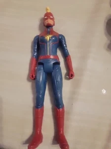 Captain Marvel 12 Inch Mohawk Action Figure Avengers Titan Hero Blast Gear 2018 - Picture 1 of 3