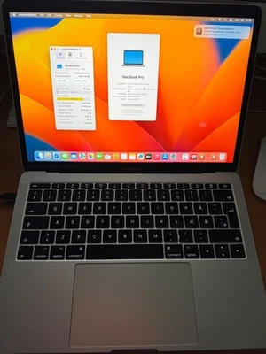 Apple MacBook Pro 13" A1708 2017 i5 8gb ram 128 SSD silver (FX 40) - Immagine 1 di 4