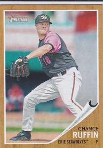 Chance Ruffin Seattle Mariners 2011 Topps Heritage Minor League Card - Picture 1 of 1