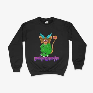 Alien Monkey Creature Polis Casfino Print Sweatshirt - Bild 1 von 48