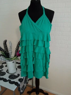 *^ DAMEN STUFENKLEID     GR: 34      FARBE : GRÜN ..: - Bild 1 von 4