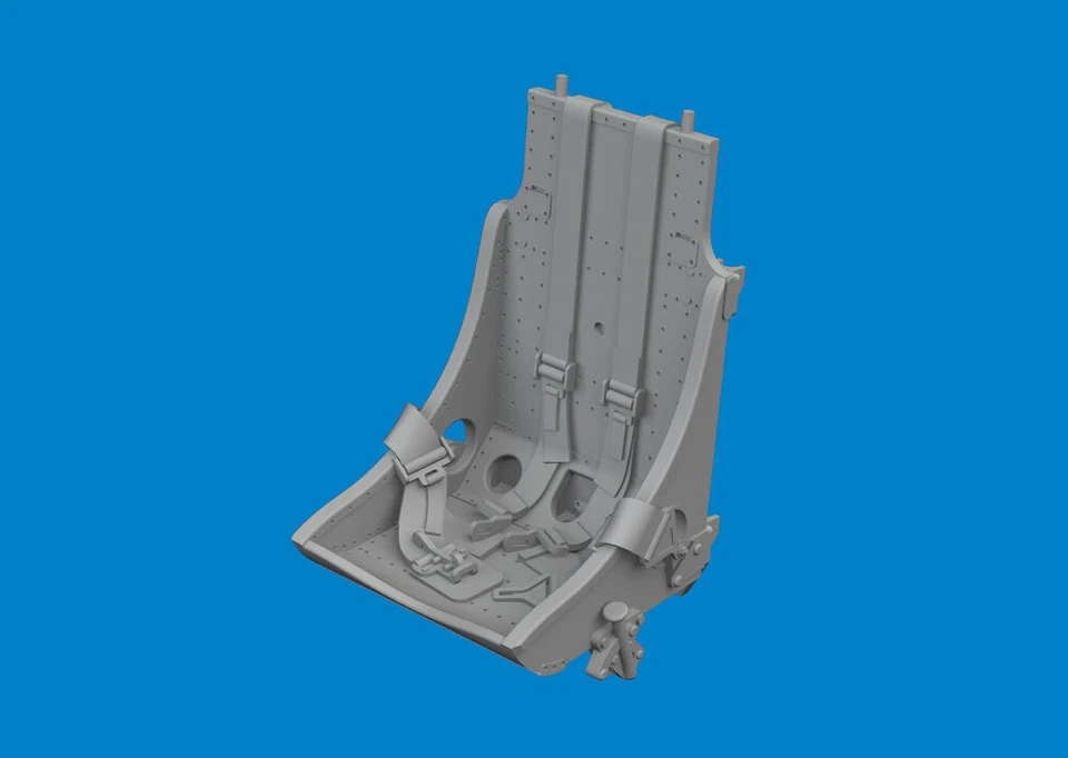 Eduard Acceories 6481039 - 1:48 P-51B/C Seat W/Integral Belts Tipo 1 Stampare - - Immagine 1 di 1