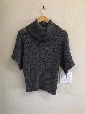 Suéter Vintage Suzie Gris Transparente Talla PXL Foto 1 de 4