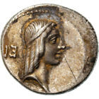 970624 Munze Calpurnius Piso Frugi Denarius 61 Bc Rome Ss And  Silber