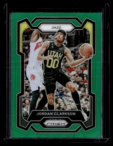 2023-24 Panini Prism Jordan Clarkson Green Prizm #65 Jazz - Picture 1 of 2