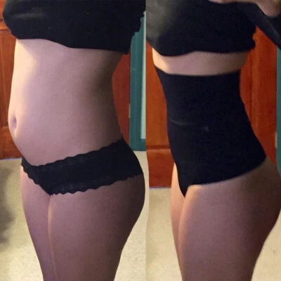 Damen Hohe Taille Shapewear String Tanga Bauchweg Slips Unterwäsche Body Shaper - Bild 1 von 4