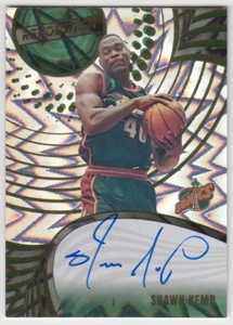 2023-24 Panini Revolution Supersonics Shawn Kemp Fractal On Card Auto /50 - Picture 1 of 4