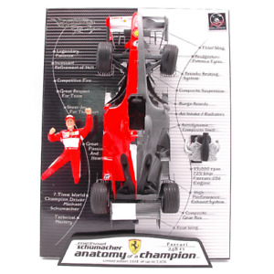 FERRARI M.SCHUMACHER 2006 ANATOMY 1:18 Hot Wheels Formula 1 Die Cast Modellino