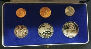 New Zealand 1967 Proof Like 6 Coin Set - Original Packaging and Certificate - Picture 1 of 3