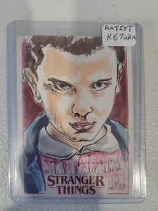 Topps Stranger Things Season 1 Sketch Card Eleven Jennifer Allyn Artist Return